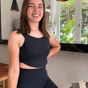 Top Cropped com Recortes